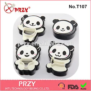 T107 PRZY panda shape cake decorating tools , panda shape cookie cutter set