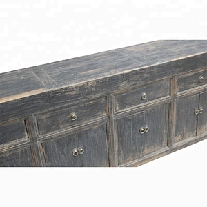 chinese antique rustic old elm storage distressed furniture