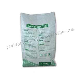 20kg pp woven wall putty powder bag with lining