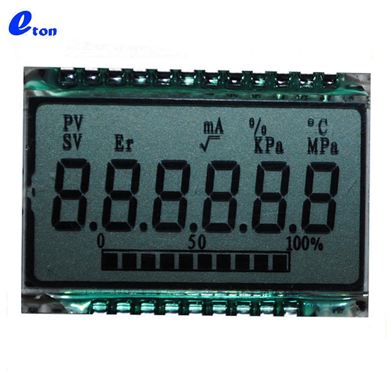 ROHS 7 segment LCD Screen Display