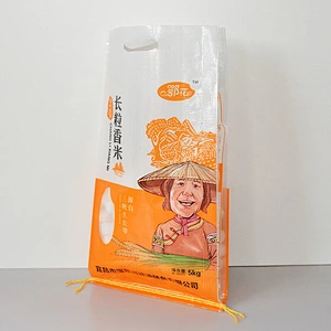 pp woven packaging bags, sack used for 25kg agricultural products salt, corn, grain, rice