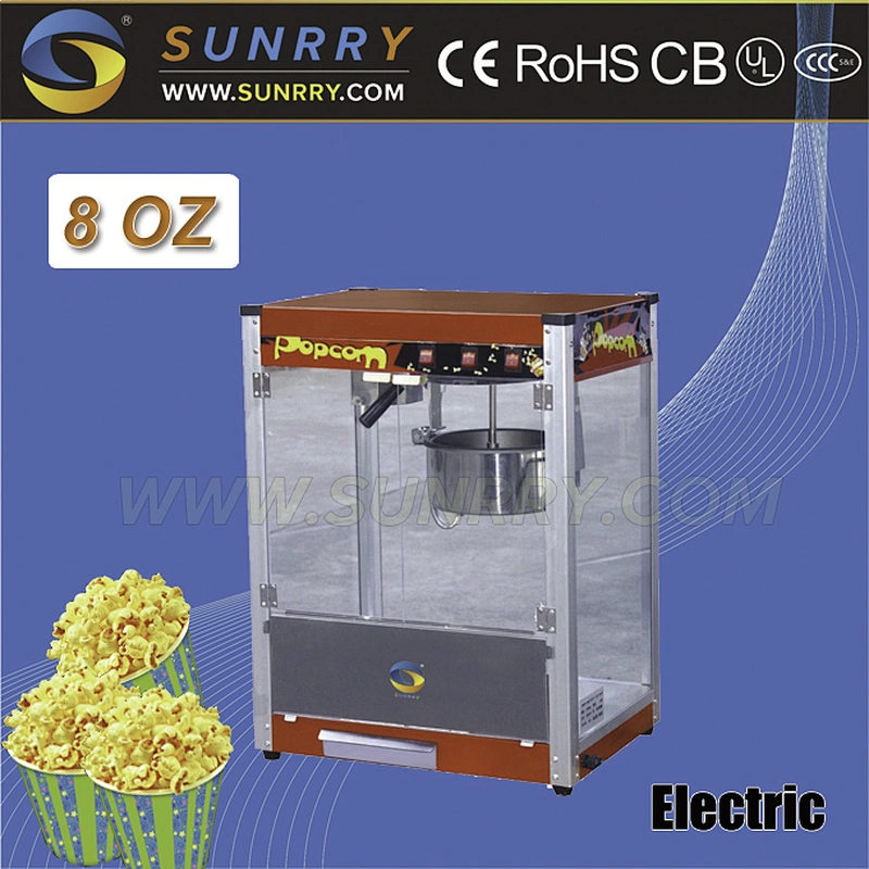 CE certificated 8 Oz commercial china hot air popcorn machine