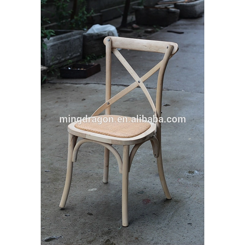 Classical X Back Antique Teak Wood Chair