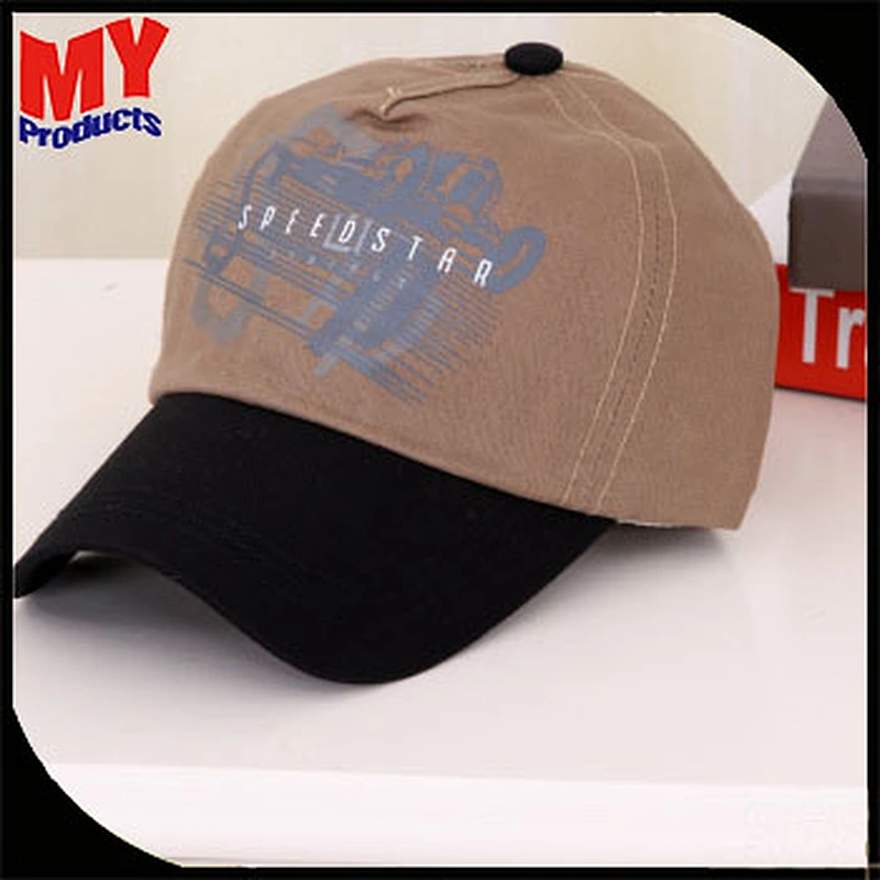 custom baseball cap hat with letters pattern logo