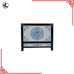 chinese antique solid wood pine painted furniture in stores