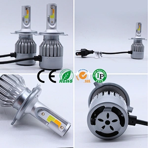 Dual color 3000k 6000k led headlight for car