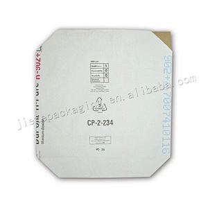 Stand up multilayer kraft paper valve bag for chemical and Ti-Pure,paper carry bags