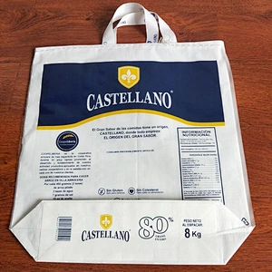 Custom wholesale white non-woven bag with portable bag for shopping