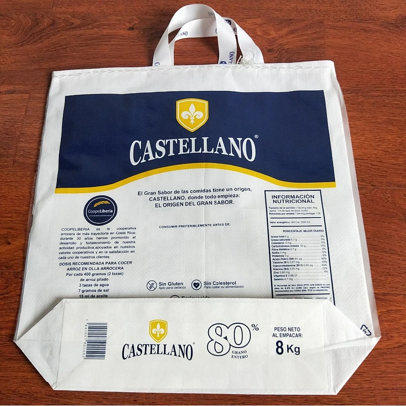 Custom wholesale white non-woven bag with portable bag for shopping