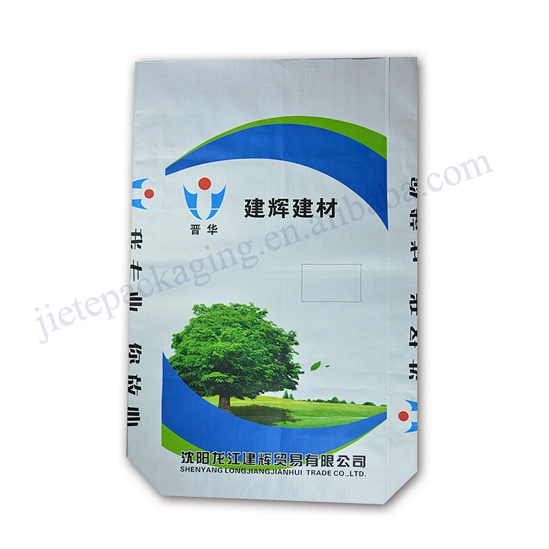 Stand up plastic valve pp woven construction materials packaging bag for wall putty powder,mortar,gypsum