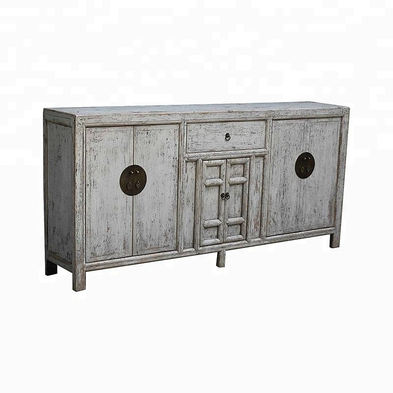 oriental chinese antique rustic drawer storage cabinet furniture