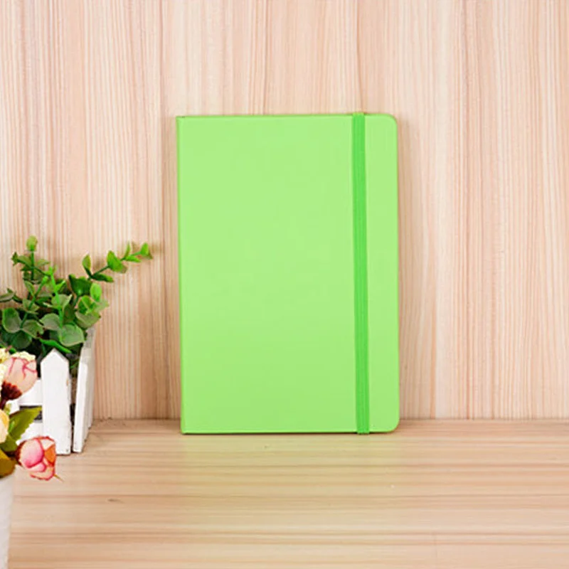 customized Logo Fashion Candy Color Office Touch discoloration Pu Leather Hardcover NoteBook