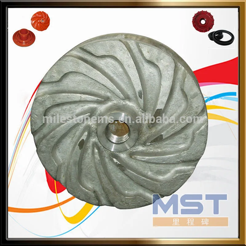 Sand casting iron slurry pump parts