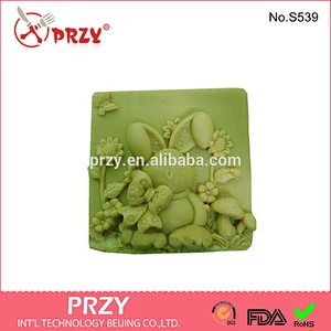 2015 top selling Modelling DIY rabbit silicone soap mold