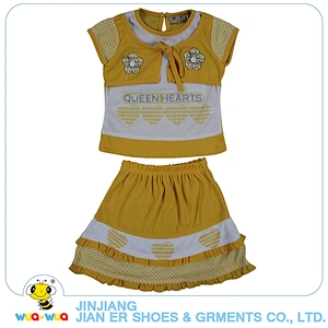 New style factory price fashion designs summer baby girl clothes