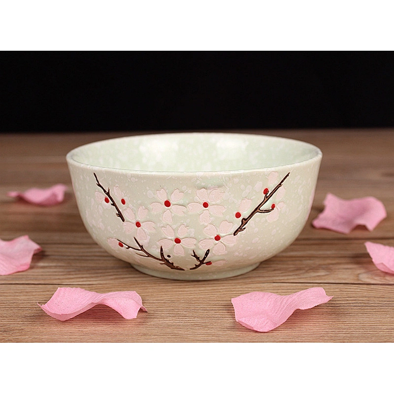 Wholesale Cheap Price Tableware 2019 New Ceramic Bowl Porcelain Rice Bowl