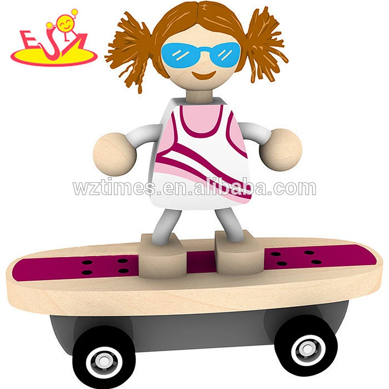 2018 new trend kids wooden car toy lovely wooden car toy W04A209