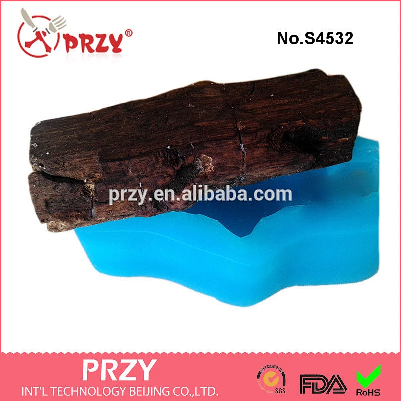 S4532 wood 3D silicone soap mold soap loaf mold toast mold