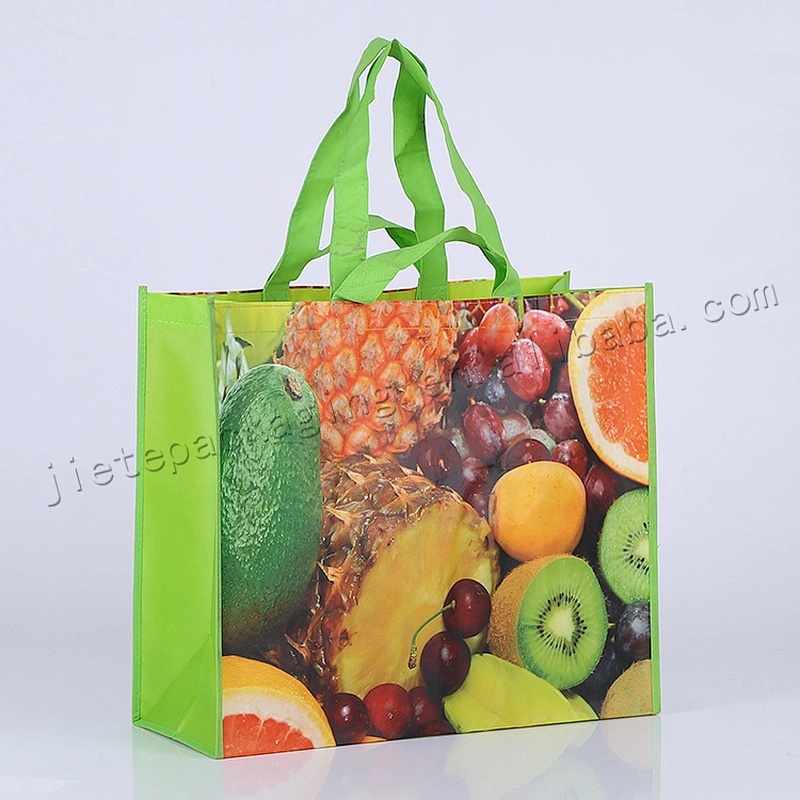 Customized design printing Reusable Bopp Laminated Non Woven Shopping Bag for gift,market