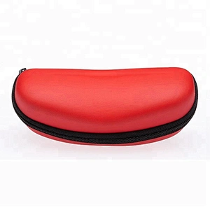 EVA Zippered Hard Shell Sunglasses Case for EyeGlasses Glasses Goggles with Hook Spectacle Box