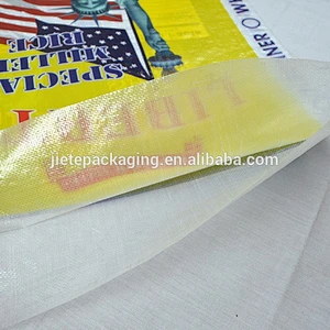 100% new polypropylene transparent pp woven bag with color printing for packing rice long grain