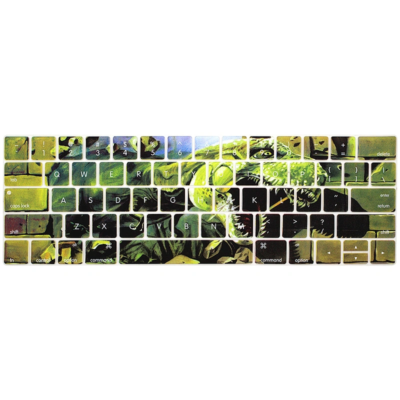 English custom silicone Keyboard Protective Film keyboard cover for Macbook Pro 13 Inch Touch Bar laptop 13 inch keyboard azerty
