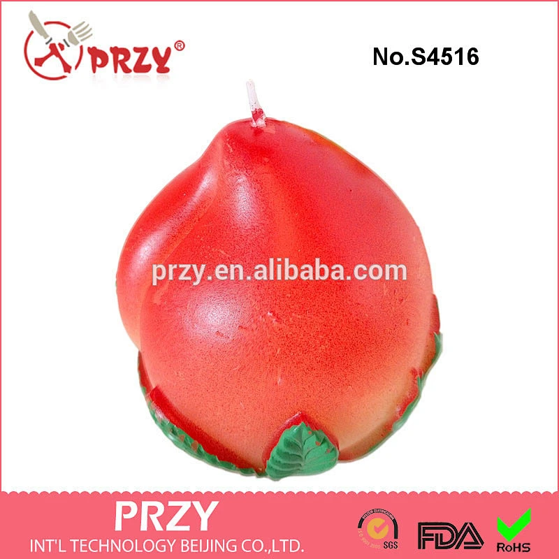 S4516 Peach birthday candle / soap mold,Peaches silicone mold,Fruit food grade mold