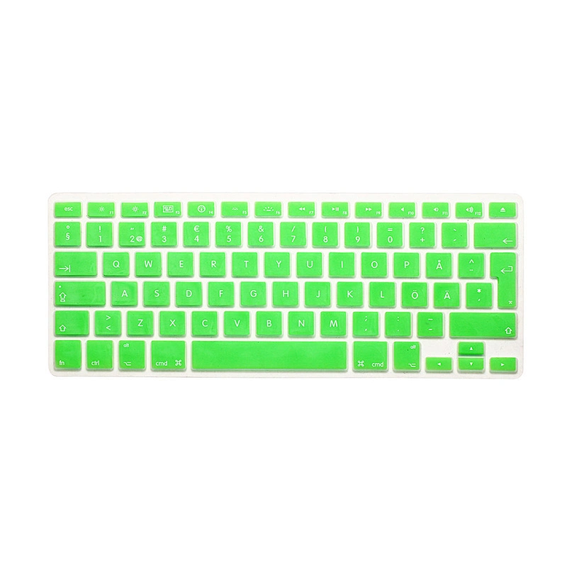 Dust-proof laptop skin swedish custom silicone keyboard Cover for Mac book Air 11