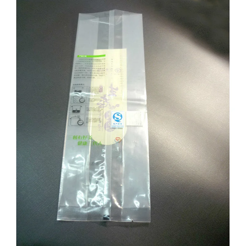 Custom transparent PE bag printing is used for the packaging of bath towels