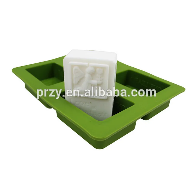 PR246 PRZY Angel stamp square soap mold