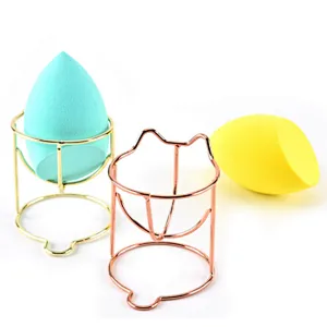 Hot selling decorative sponge holder stainless steel makeup sponge holder