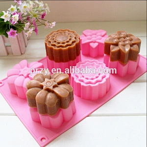 PRZY PR309 mulit shapes flower soap mold soap tray