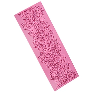 Fondant lace lace silicone pad fondant cake lace decoration mold printing silicone molds