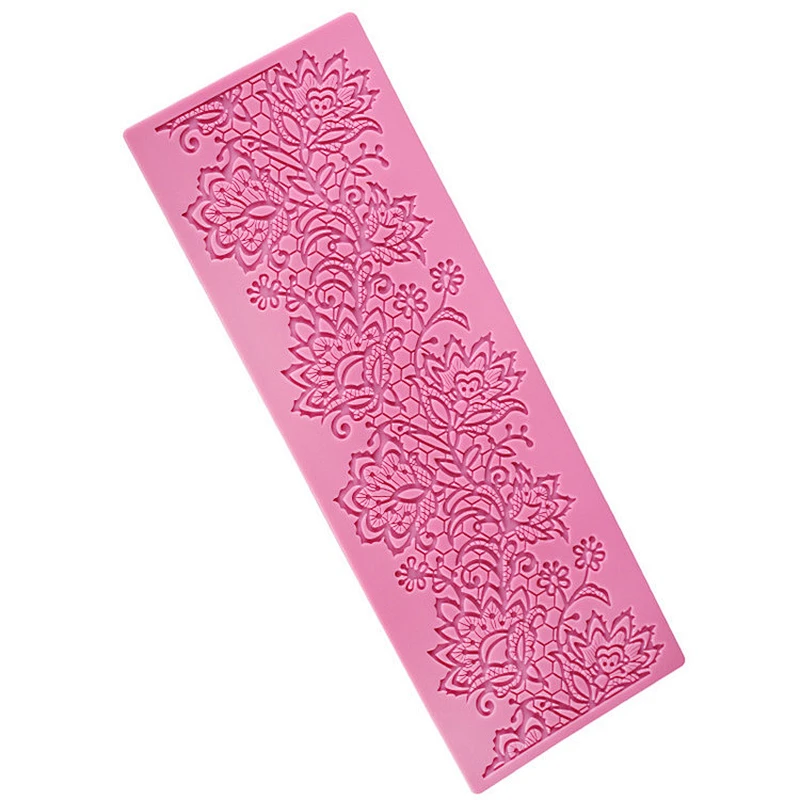 Fondant lace lace silicone pad fondant cake lace decoration mold printing silicone molds