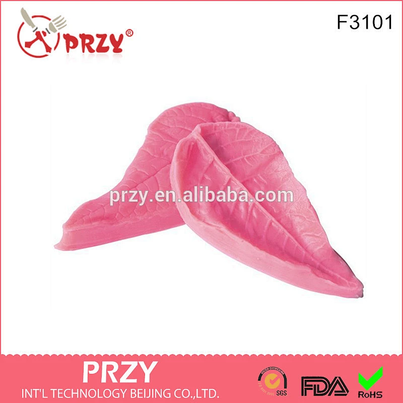 F3101 PRZY Leaf silicone cake mold silicone materials in line with United States FDA quality and color can be customized