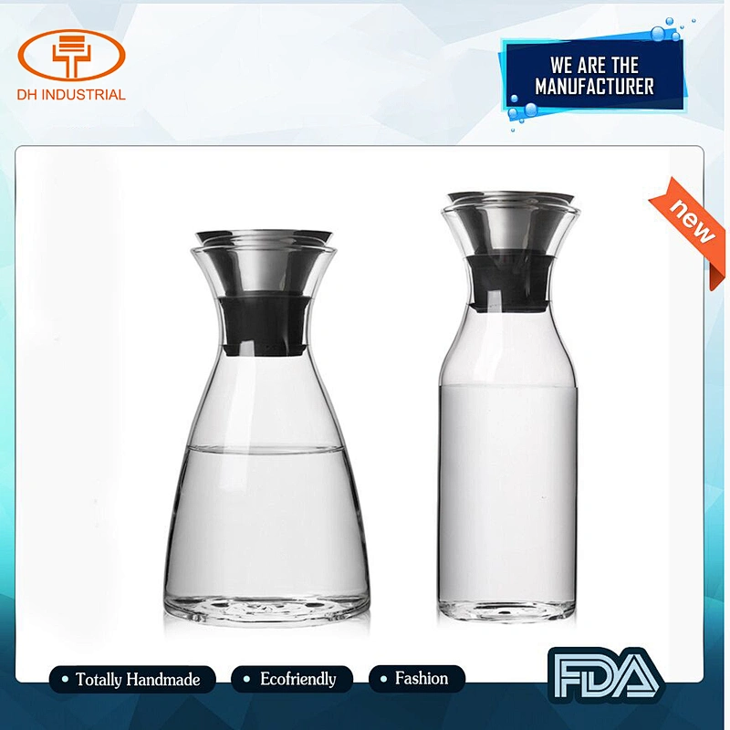 good quality borosilicate glass kettle with lid ,new creative pot with tea,coffee,juice