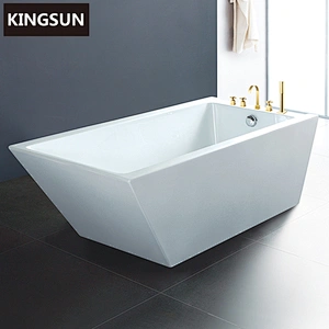 Indian Woman Bathing Acrylic Corner Classical Portable Bathtub For Adults
