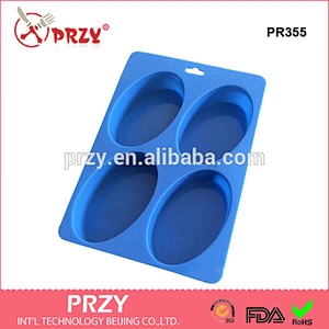 PR355 Sample available oval shape Silicone Mold For Soap , Soap Silicone Mold, 150g each cavity