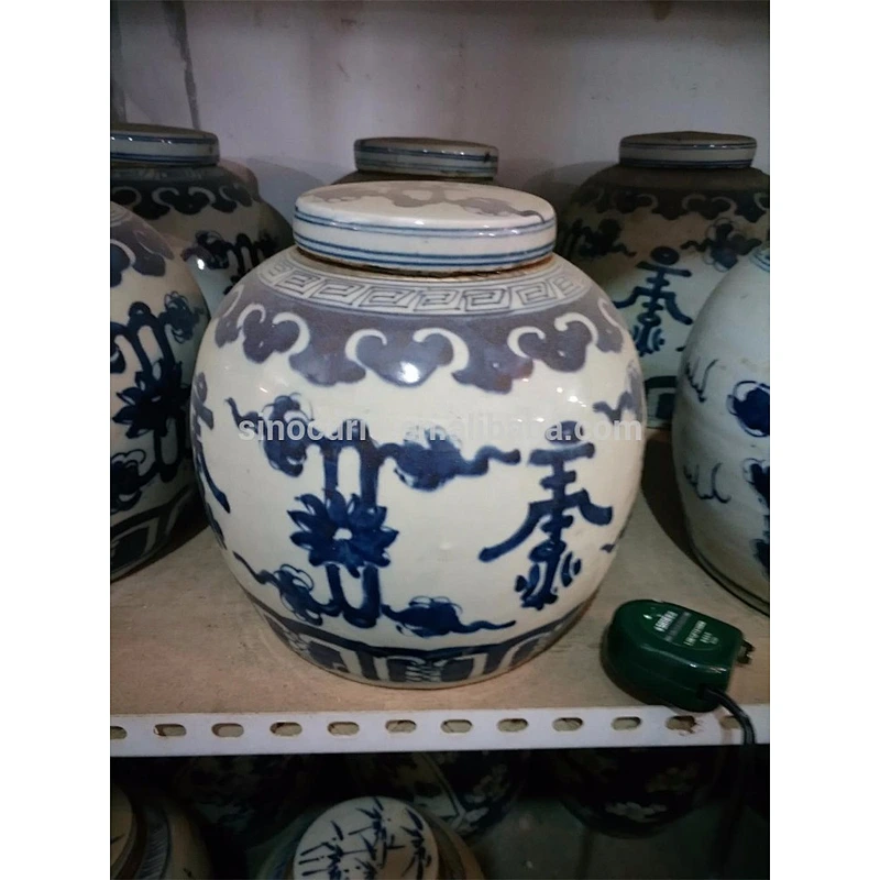 painting ceramic jar home accessory Chinese porcelain China import items decor for home