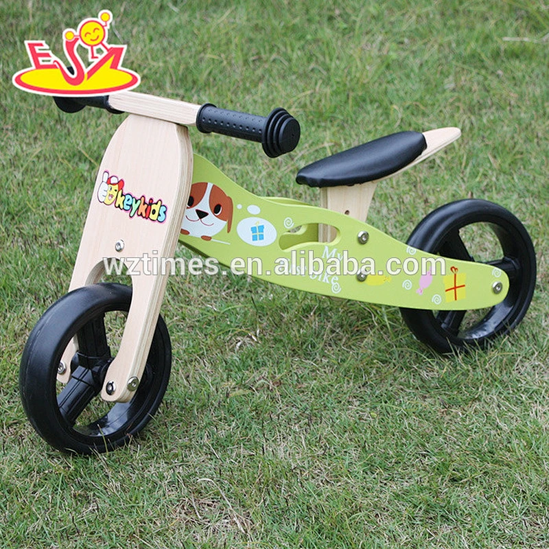 2018 New design wooden balance bike toy children wooden balance bike toy baby wooden balance bike toy W16C098