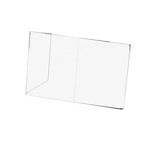 Factory Wholesale Clear Acrylic Block Slanted L Photo Frame Photo Booth Frames