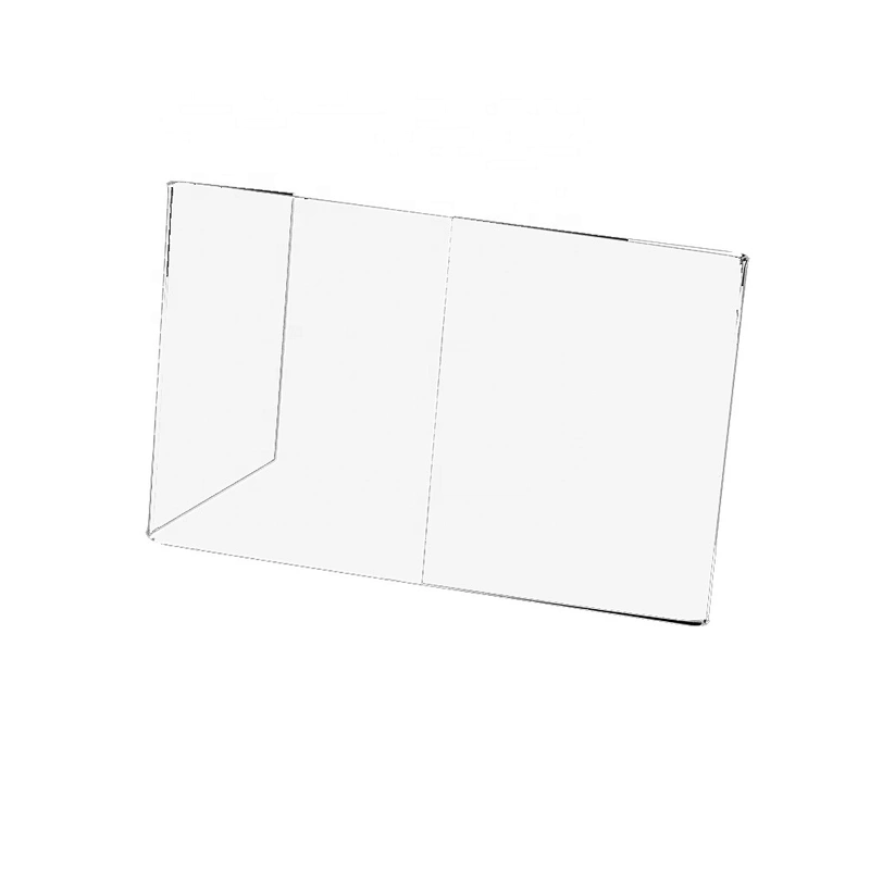 Factory Wholesale Clear Acrylic Block Slanted L Photo Frame Photo Booth Frames