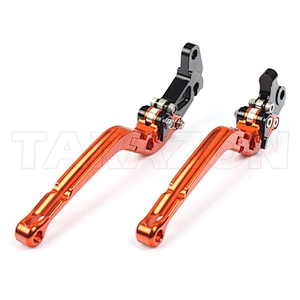 CNC Aluminum Long Folding Adjustable Billet Brake Clutch Lever For Yamaha XT660R XT660X