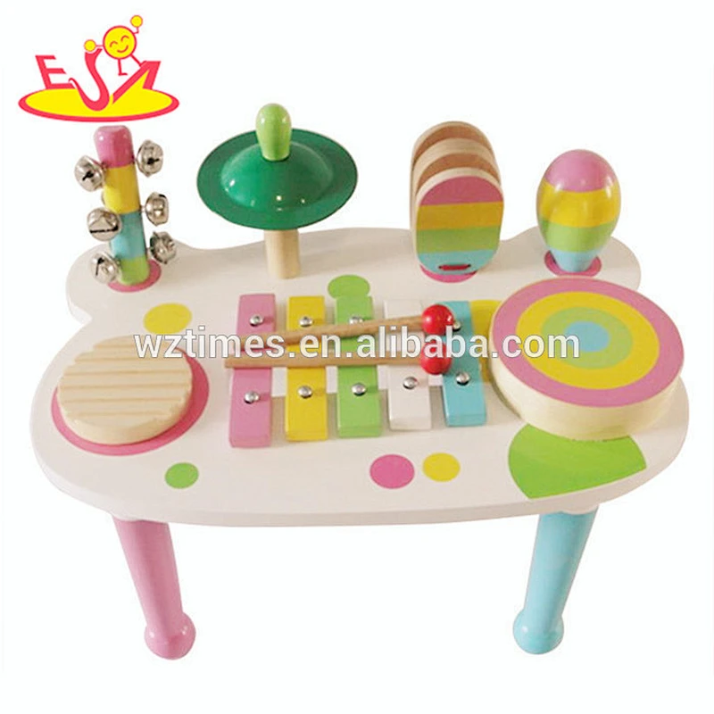 Wholesale kids educational instrument wooden musical toys for toddlers W07A062