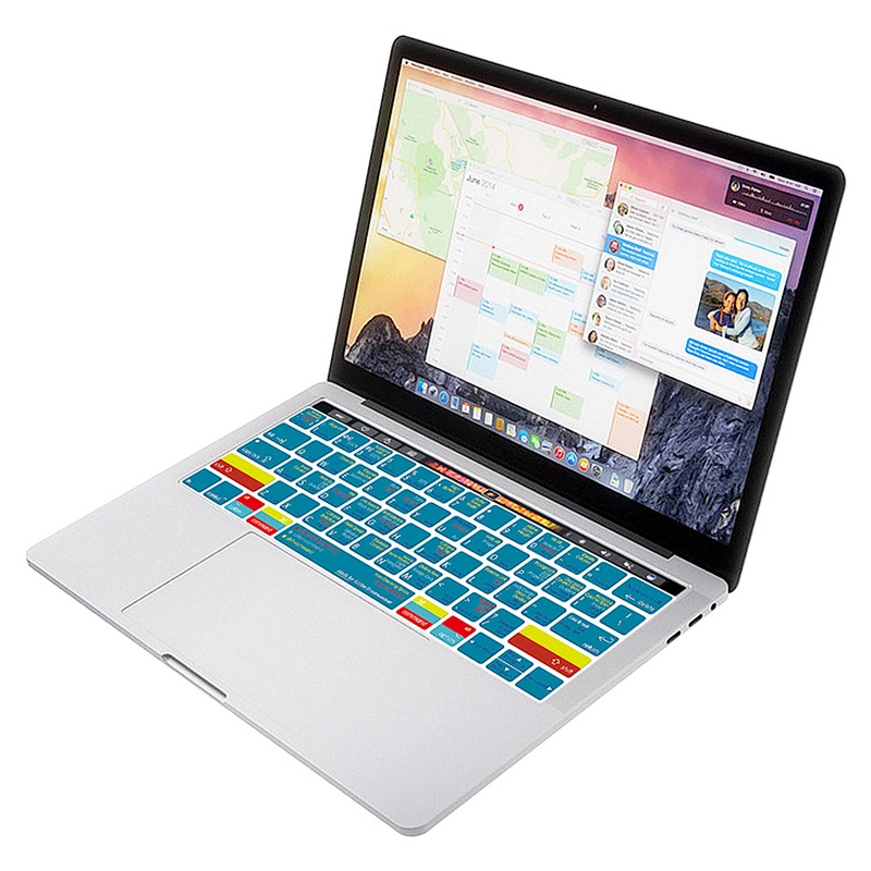 custom keyboard cover Ado be Dreamweaver Hotkeys Slim TPU for mac keyboard cover for macbook touch bar 13 15