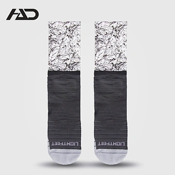 sublimation polyester athletic basketball socks