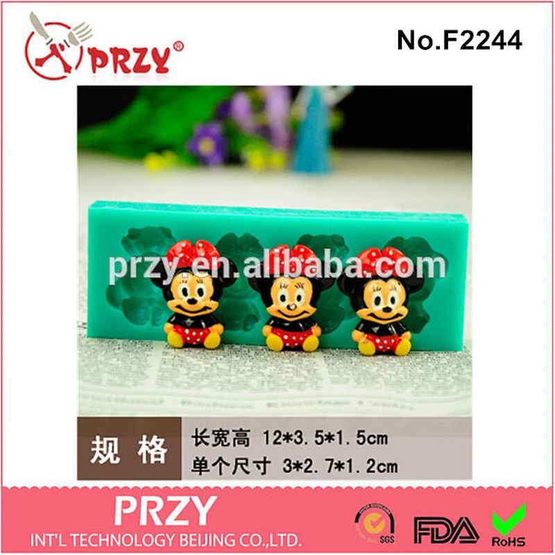 F2244 Factory price santa mafen cup silicone cake mold for cake decorating