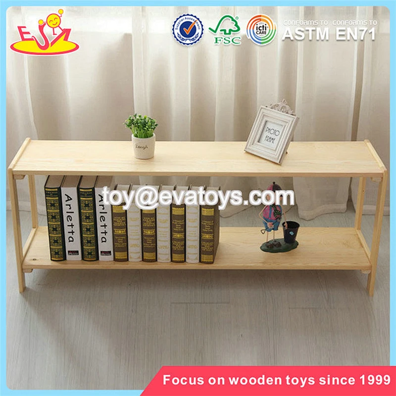 Wholesale multi grid wooden small storage shelf used in home or kindergarten W08C228