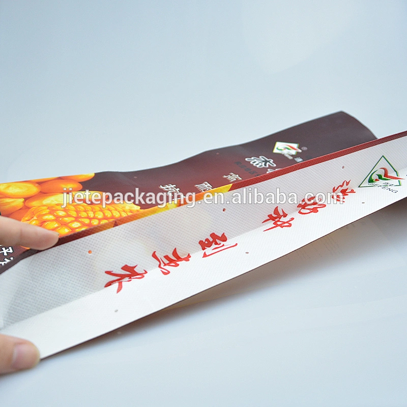 non woven fabric shopping bag for packing rice, seed, corn with color printing