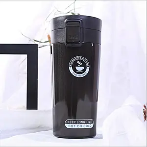Customized Logo Vacuum Flask Stainless Steel Insulation Cup Coffee Bouncing Car Cup Classical Mug